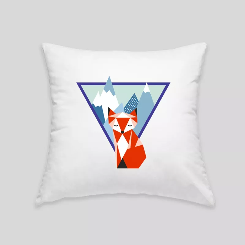 Mountain fox cushion