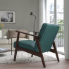 Chair with wooden legs 60x100 cm